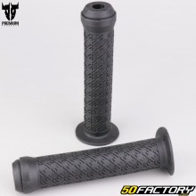Premium Plaid Black BMX Bike Grips