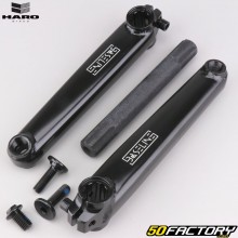 Haro Baseline Black 165mm Steel Crank Arms and Bottom Bracket for BMX Bikes