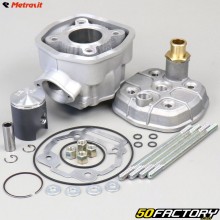 Cilindro de pistão de alumínio 40mm Derbi Euro 3 Metrakit com cabeçote