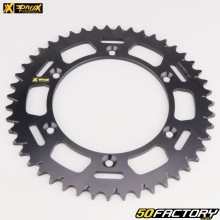 Coroa 47 dentes de alumínio 520 Sherco SE-R 125, 300, SEF 450 R, Husqvarna CR 125, WR 250 ... ProX Preta
