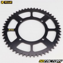 Crown 53 aluminum teeth 420 Kawasaki KX 80, 85, 112, Suzuki RM 100 ... ProX black