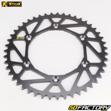 Corona 47  denti acciaio 520 Yamaha YZ 125, YZF 250, 450 ... ProX nera