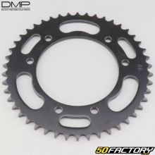 Corona 46  denti acciaio 420 Derbi,  Rieju,  Yamaha,  Peugeot...DMP nera