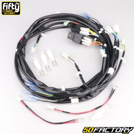 Chicote elétrico universal simplificado para motocicleta Fify