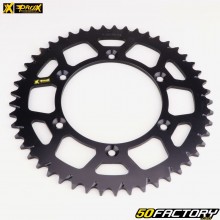 Coroa 49 dentes de alumínio 520 Suzuki RM 125, 250, RM-Z 250, 450... ProX Preta