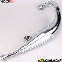 Escape Derbi Senda,  Gilera SMT,  RCR,  Aprilia SX ... Voca Silenciador cromado Evo preto