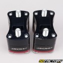 Grampos de guiador 22mm a 28mm MOST Preto e vermelho