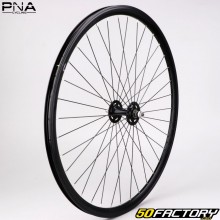 700C (17-622) PNA schwarzes Aluminium-Vorderrad für Fixie-Bike (mit Muttern verriegelbar)