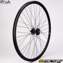 Rueda trasera para bicicleta fixie 700C (17-622) para rueda libre o piñón PNA 1S negro