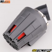 Angled horn air filter Ø28-35 mm PHVA, PHBG, PHBN Replay black and red
