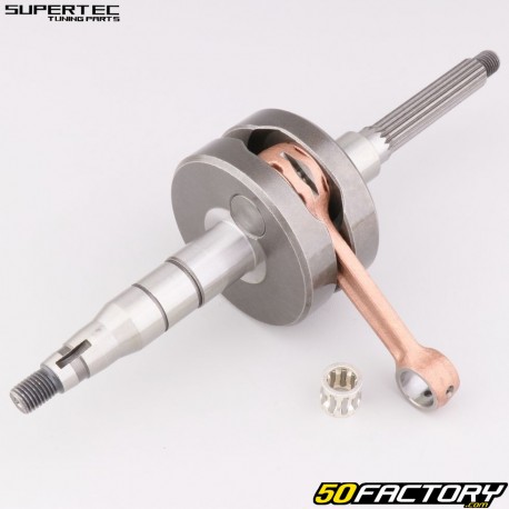 Cigüeñal Minarelli vertical MBK Booster,  Yamaha Bw de ... Supertec (pasador de pistón Ø10 mm)
