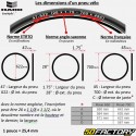 Haro La Mesa 20x2.40 (60-406) black bicycle tire with beige sidewalls