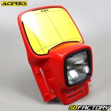 Careta tapa frontal Acerbis Elba rojo