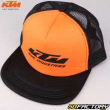 Boné KTM Mesh Preto e Laranja