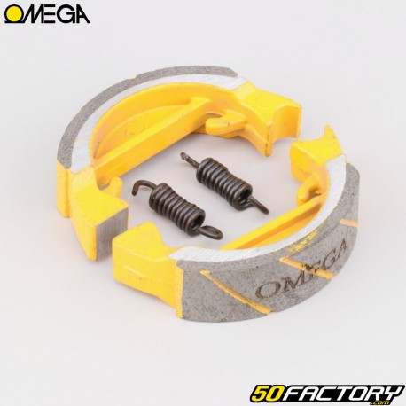 80x20 mm brake shoes Peugeot 103, MBK 51, Motobécane AV88... (Leleu type wheel) Omega