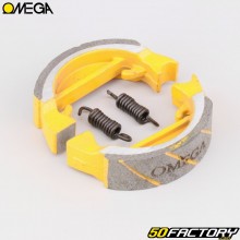 80x20 mm brake shoes Peugeot 103, MBK 51, Motobécane AV88... (Leleu type wheel) Omega