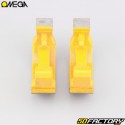 80x20 mm brake shoes Peugeot 103, MBK 51, Motobécane AV88... (Leleu type wheel) Omega