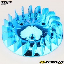 Turbina de refrigeración (encendido) Minarelli vertical, horizontal MBK Booster,  Mach G,  Yamaha Bw&#39;s... TNT Tuning azul cromado