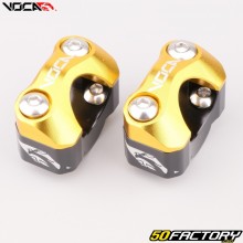 Handlebar risers 22mm to 28mm Voca Evo gold
