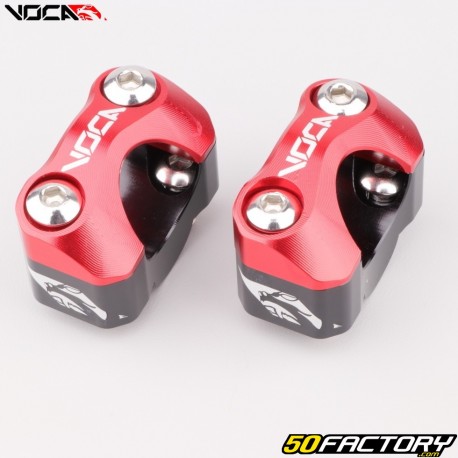 Handlebar risers 22mm to 28mm Voca Red Evos