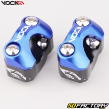 Handlebar risers 22mm to 28mm Voca Evo blues