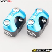 Handlebar risers 22mm to 28mm Voca Evo turquoise