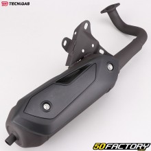 Escape tipo TNT original Roma,  StradaKeeway CPI 50 2T ... Tecnigas Silencioso Pro Escudo preto