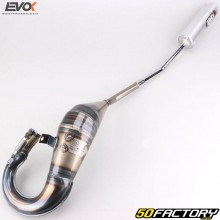 Escape Derbi Senda,  Gilera SMT,  RCR,  Aprilia SX... Evo-K Iron Pipe Shorty