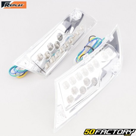 Indicatori di direzione posteriori a LED bianchi Piaggio Zip (dal 2000) Replay Lexus