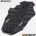 Capa de banco Derbi Senda,  Gilera SMT,  RCR,  Aprilia SX, RX ... (desde 2018) Gencod Evo II branco (imitação Alcantara)