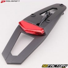 Universal license plate holder mud flap with red LED light Polisport  RSP 3.0 (CE approved)
