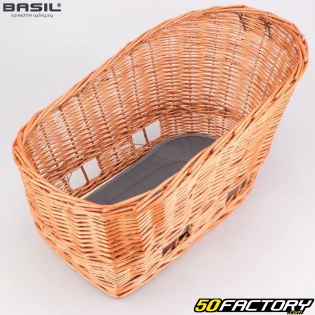 Cesta trasera de bicicleta Basil Pasja para perros con fijación al portaequipajes