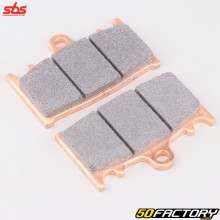 Pastilhas de freio dianteiro de metal sinterizado Kawasaki KR 250, ZZR600, Suzuki  GSR 600 ... SBS Street