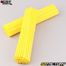 Cubiertas de radios 4MX amarillas (kit)
