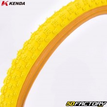 Bicycle tire 20x1.75 (47-406) Kenda K50 yellow beige sides