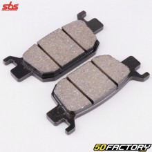 Pastillas de freno traseras de cerámica Peugeot Metropolis 400, Honda Forza 125, 300 ... SBS
