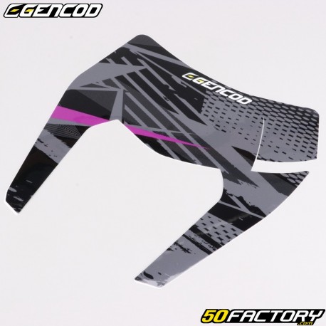 Adesivo targa faro tipo KTM EXC (2020 - 2023) Gencod Evo II viola
