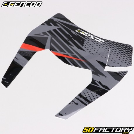 Adesivo de placa de farol tipo KTM EXC (2020 - 2023) Gencod Evo II vermelho