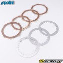 Frizione completa con 24 pignoni a denti dritti Vespa PX125, 150, 200... Polini Fatti Race