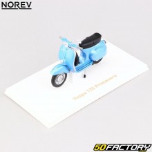 Scooter em miniatura 1/18th Vespa 125 Primavera 1968 Norev azul