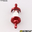 Filtro carburante universale Ã˜7 mm Supertec trasparente e rosso