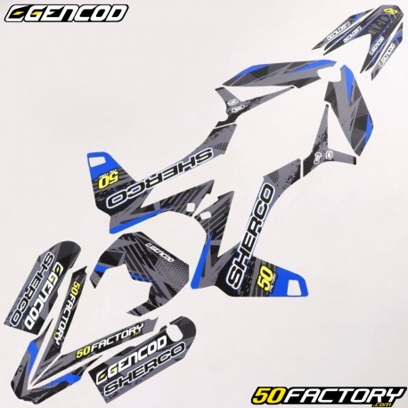 Kit decorativo Sherco SM-R (Desde 2018) Gencod Evo II azul