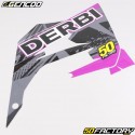 Decoration  kit Derbi Senda,  Gilera SMT,  RCR (Since 2018) Gencod Evo II purple (writing Derbi)