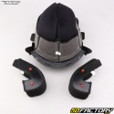 Capacete Jet Nox N220-S preto brilhante
