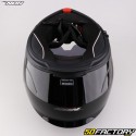 Capacete modular Nox X968 preto brilhante