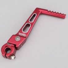 Pedal de arranque Derbi Senda,  Gilera SMT,  RCR,  Aprilia SX... alumínio Tun&#39;R vermelho