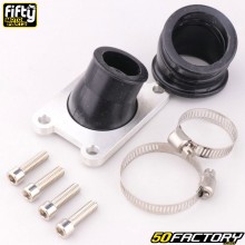 Collettore di aspirazione AM6 Minarelli Fifty regolabile (carburatore PWK, PHVA, PHBN, PHBG)
