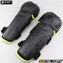 Knieschoner Shot Optimal 2.0 Schwarz und Fluoreszierendes Gelb