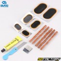 Kit di riparazione forature pneumatici tubeless con stoppini &quot;a treccia&quot; QuadRacing