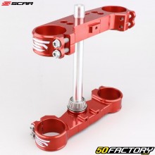 Jugo de garfo KTM SX 85 (desde 2004), Gas Gas MC (desde 2021), Husqvarna TC (desde 2013) Scar Vermelho Offset 16 mm